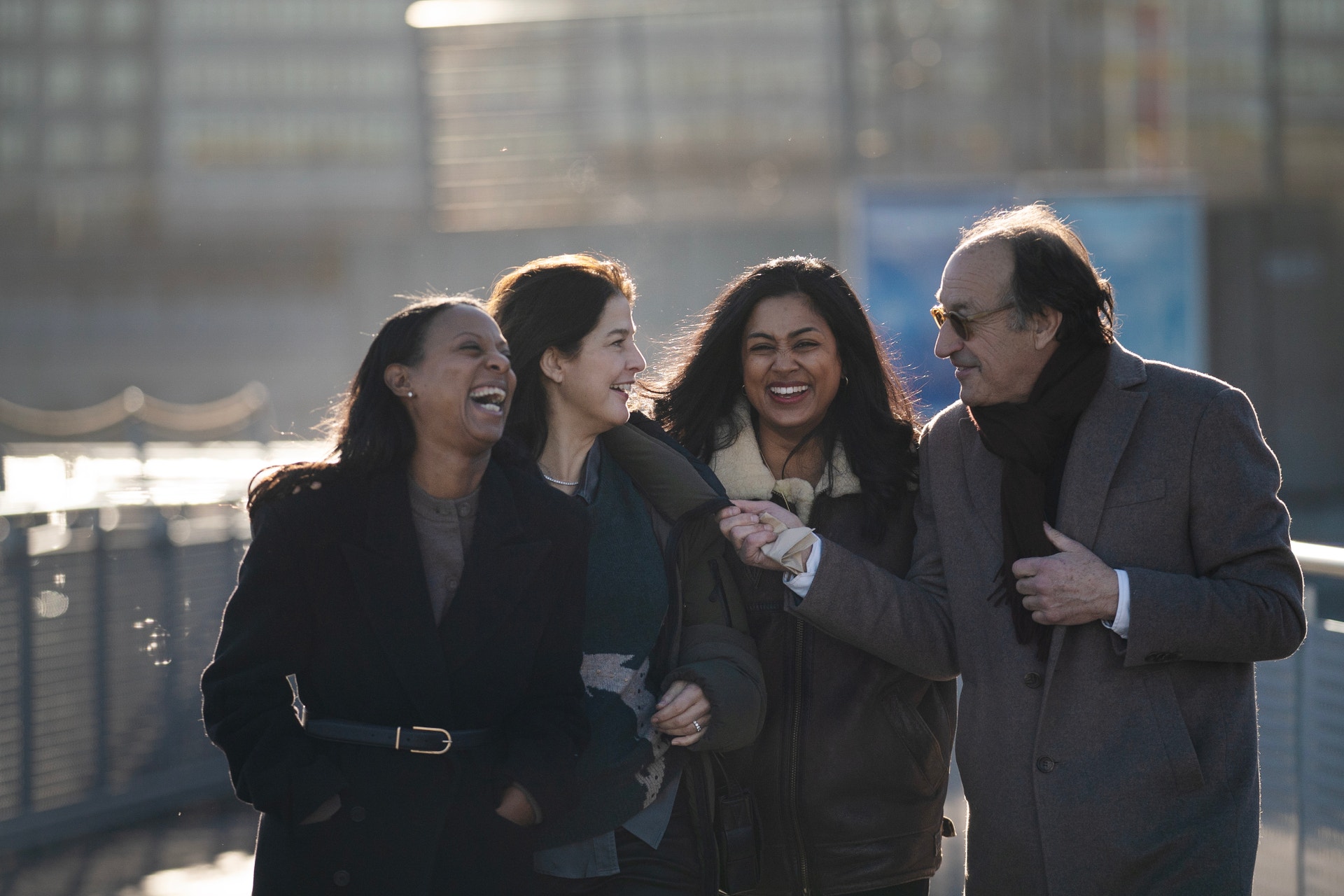 Styrelseledamöterna Lili Assefa, Michaëla Berglund, Amanda Lundetag och Sven Hagströmer 