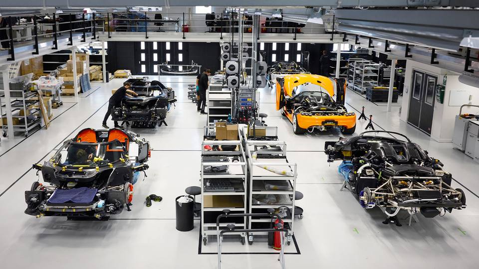 Koenigsegg fabrik i ängelholm.