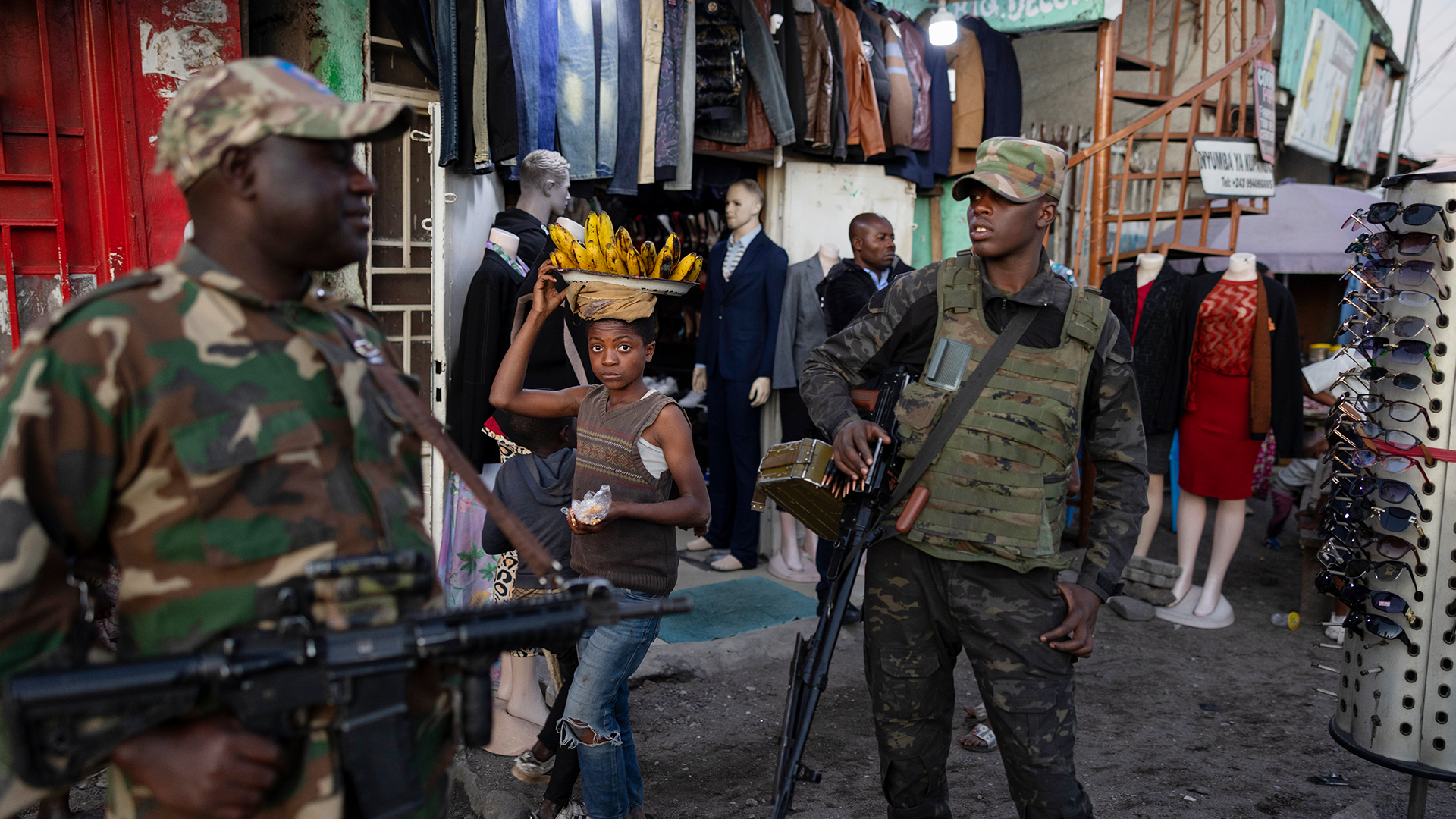 M23-soldater i Goma