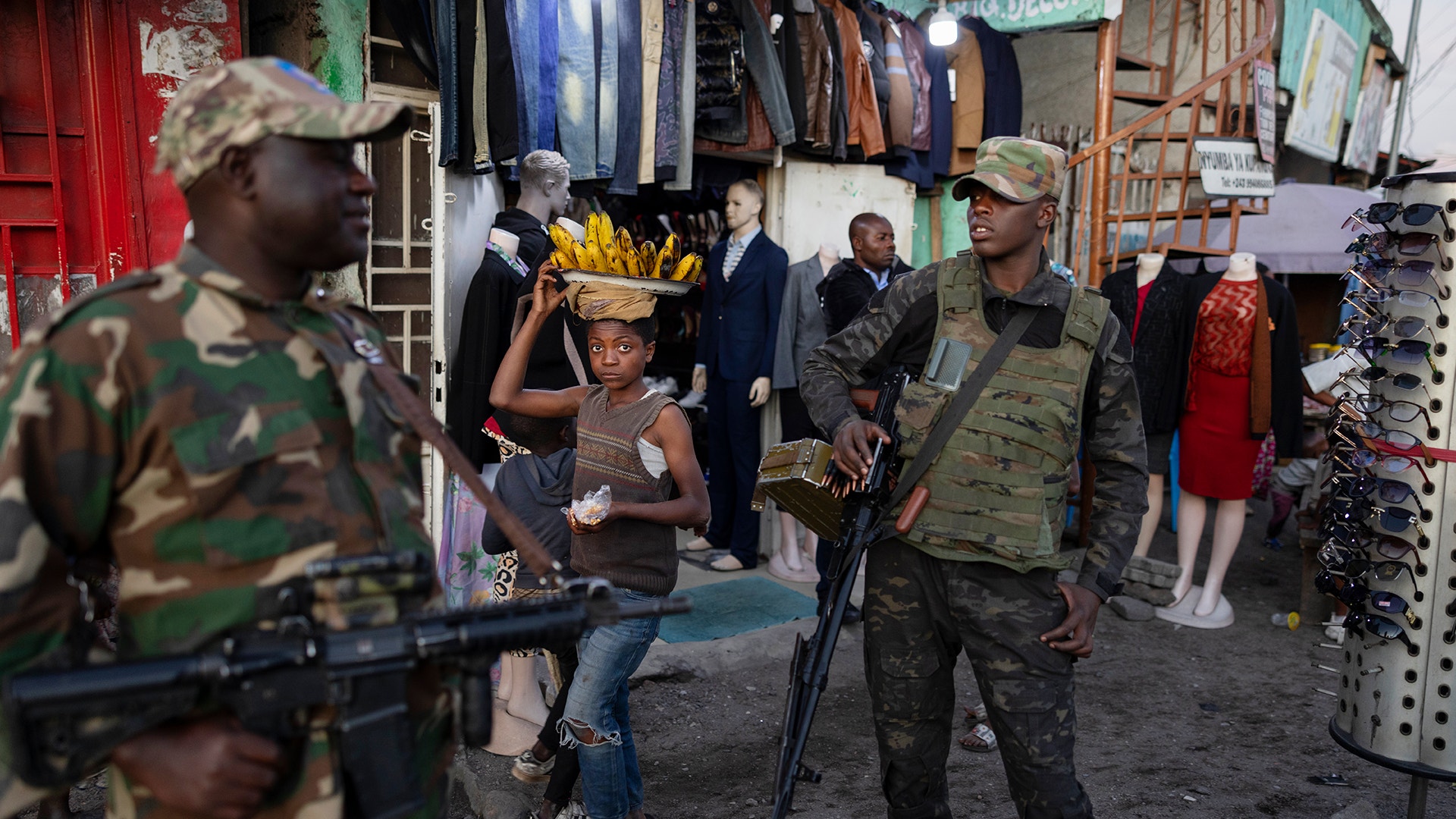 M23-soldater i Goma