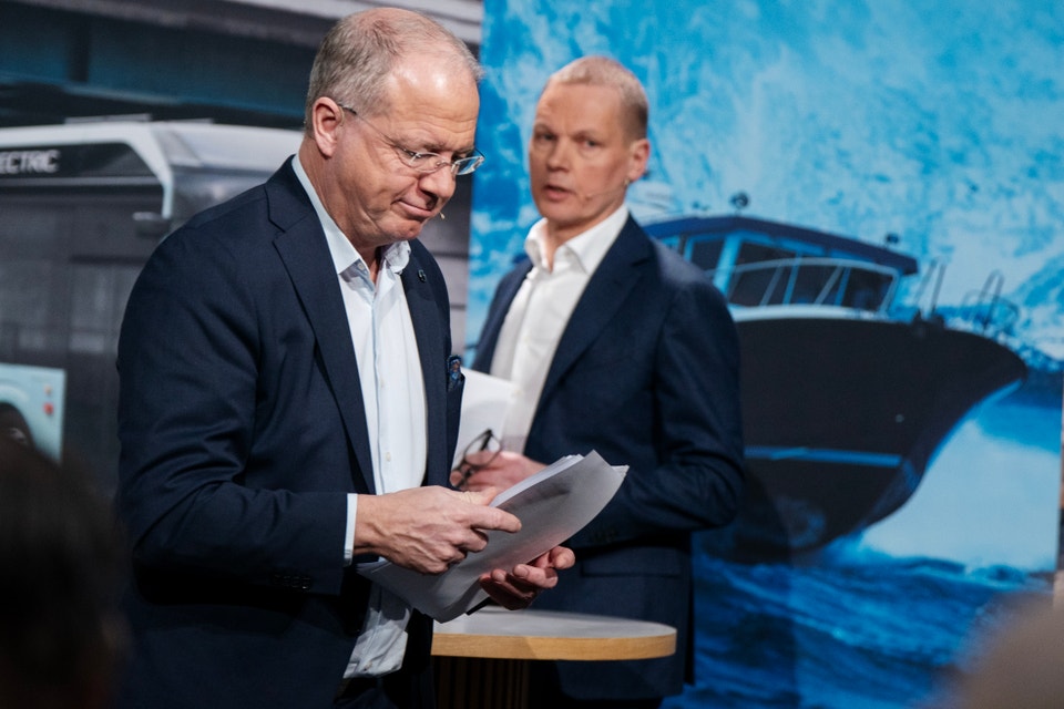 Martin Lundstedt VD och finanschef Mats Backman