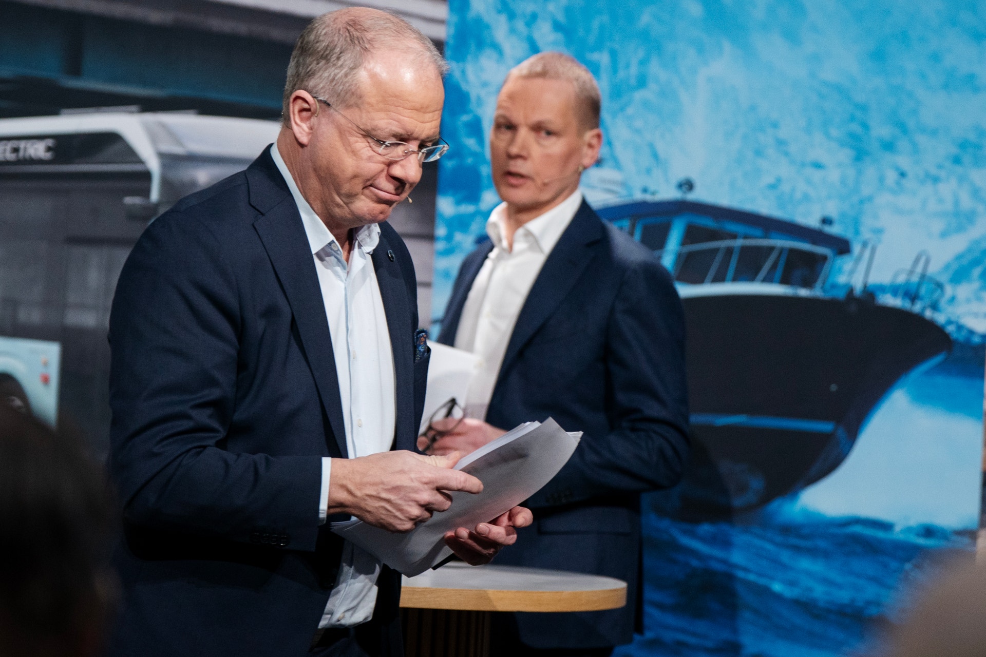 Martin Lundstedt VD och finanschef Mats Backman