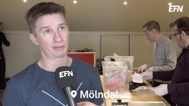 Visir från 3D-skrivare stöttar vården i coronatider