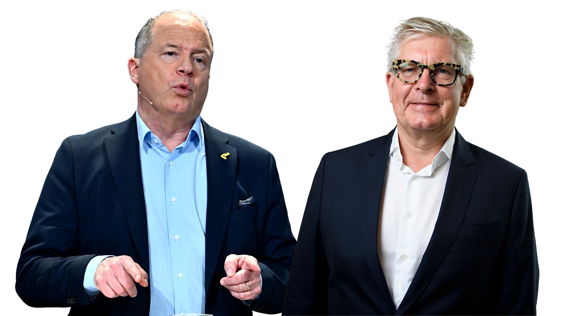Börje Ekholm och Martin Lundstedt. Ericsson och Volvo.
