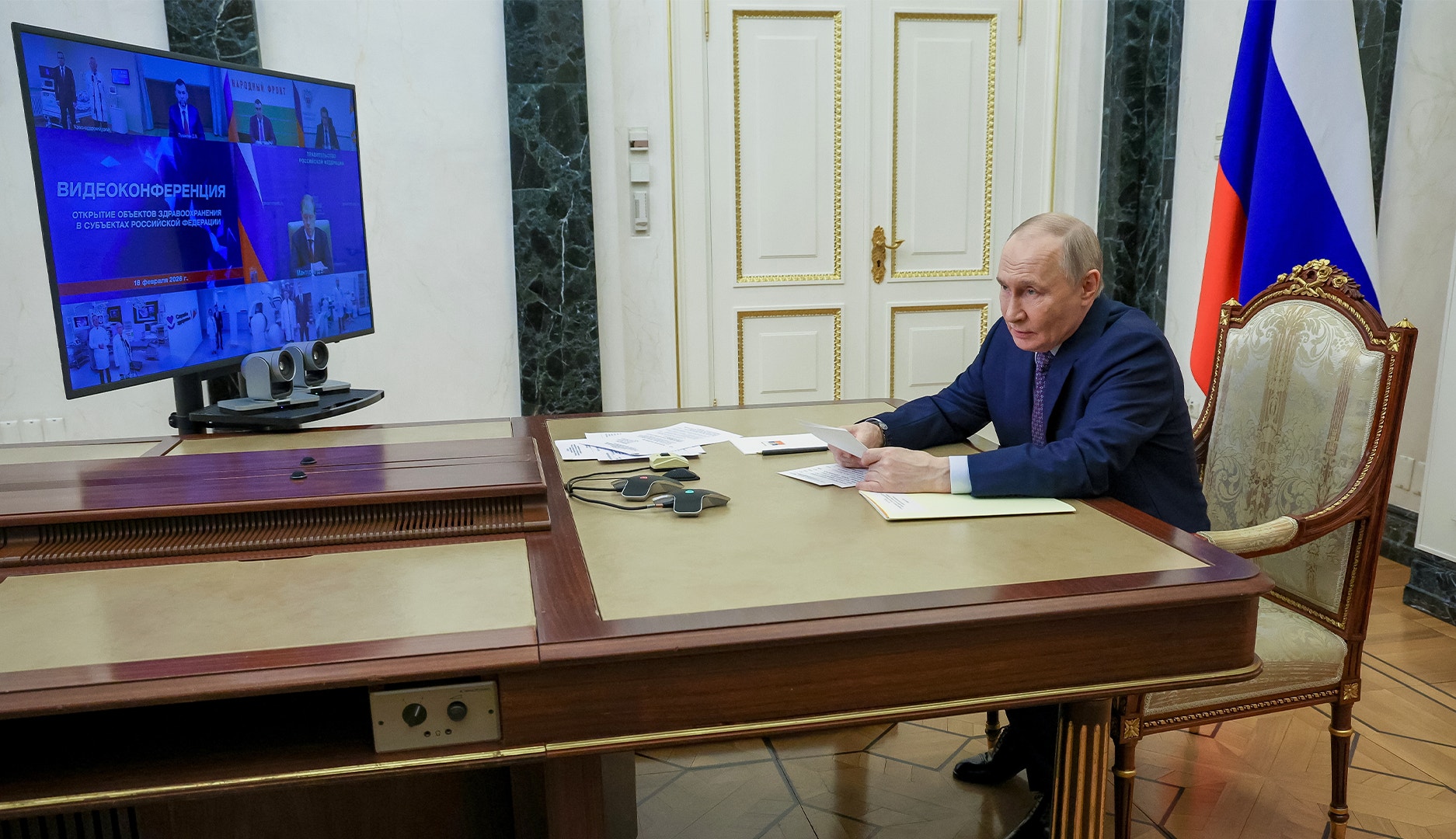 Rysslands president Vladimir Putin.
