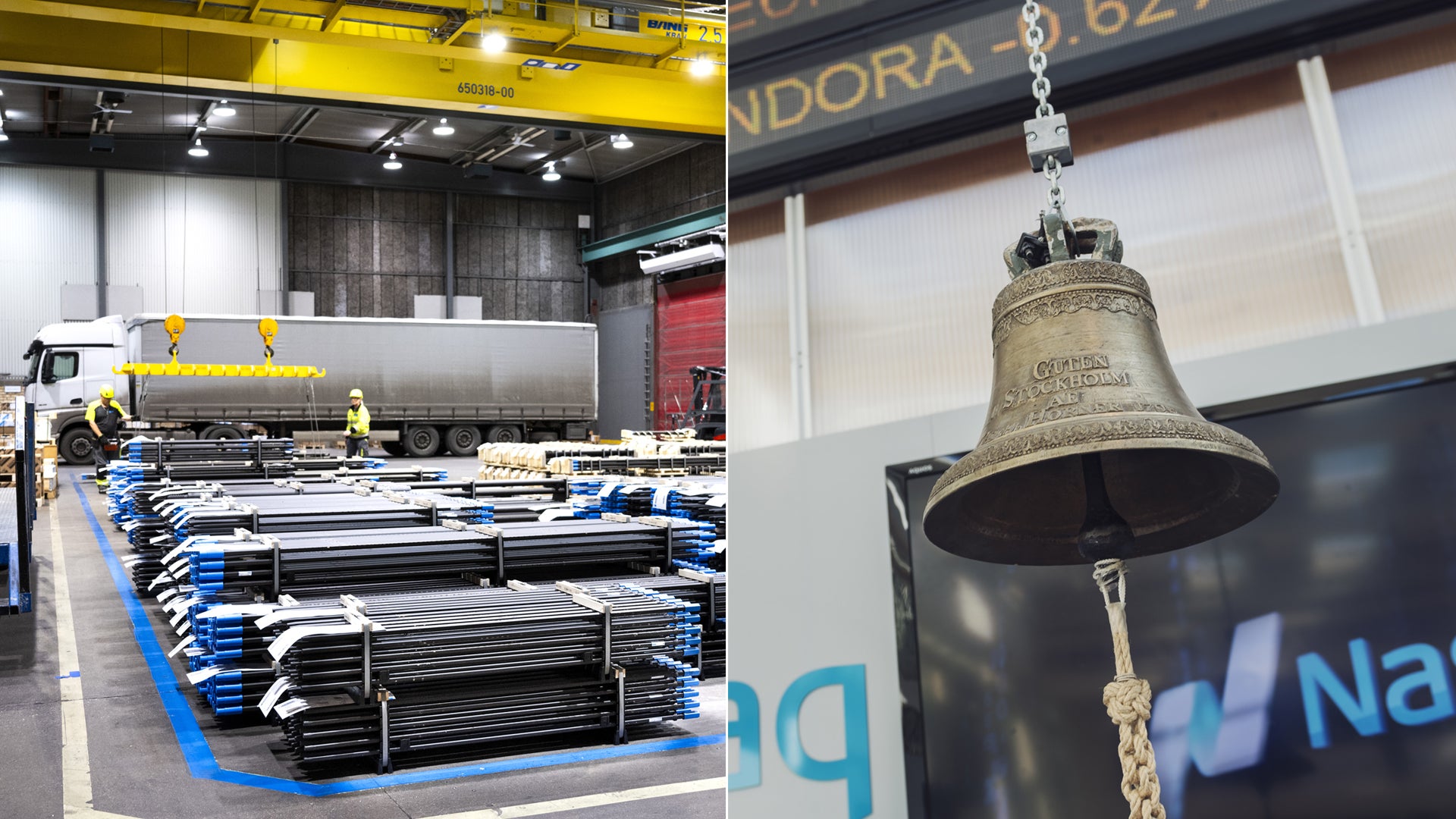 Industri och råvaror i botten när börsen fallit med 5 procent