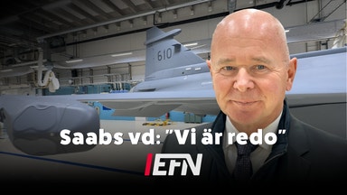 Saabs vd redo att leverera fler Jas-plan