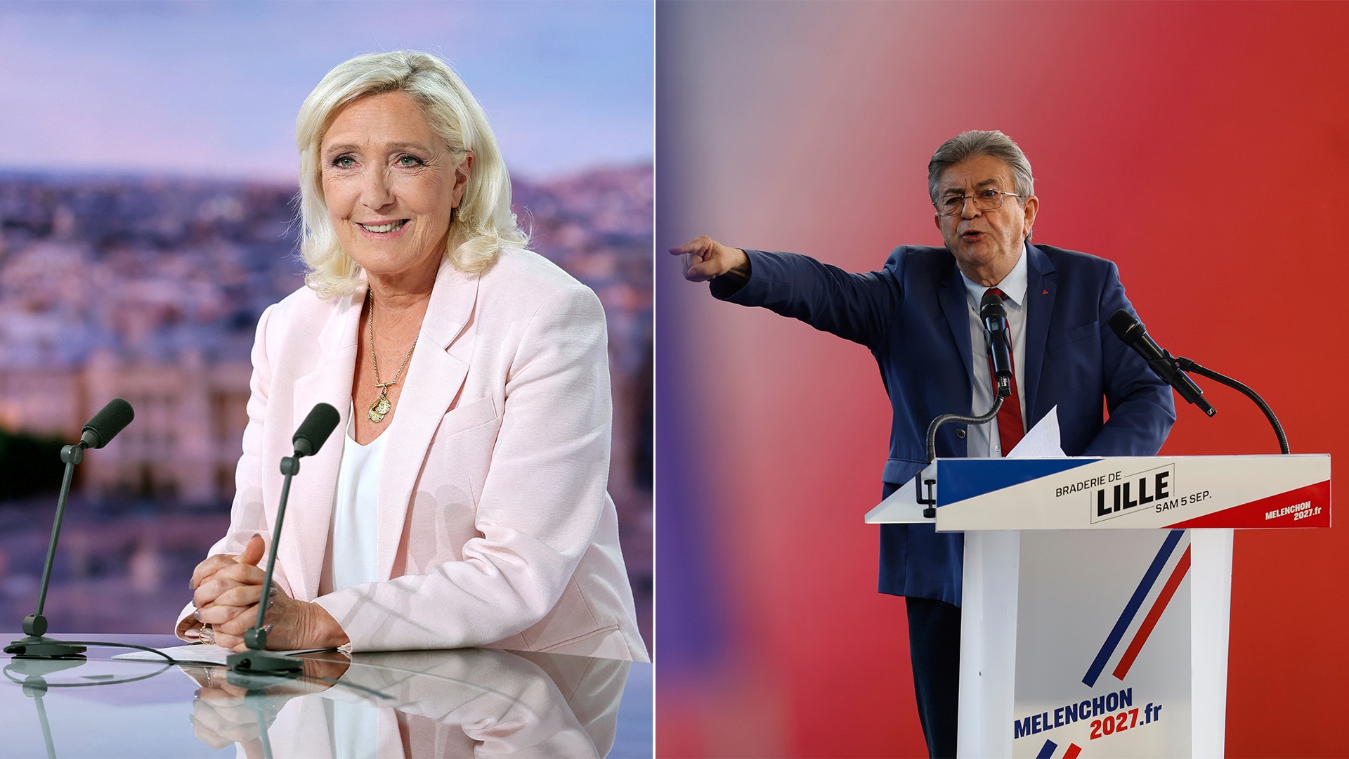 Le Pen Melenchon