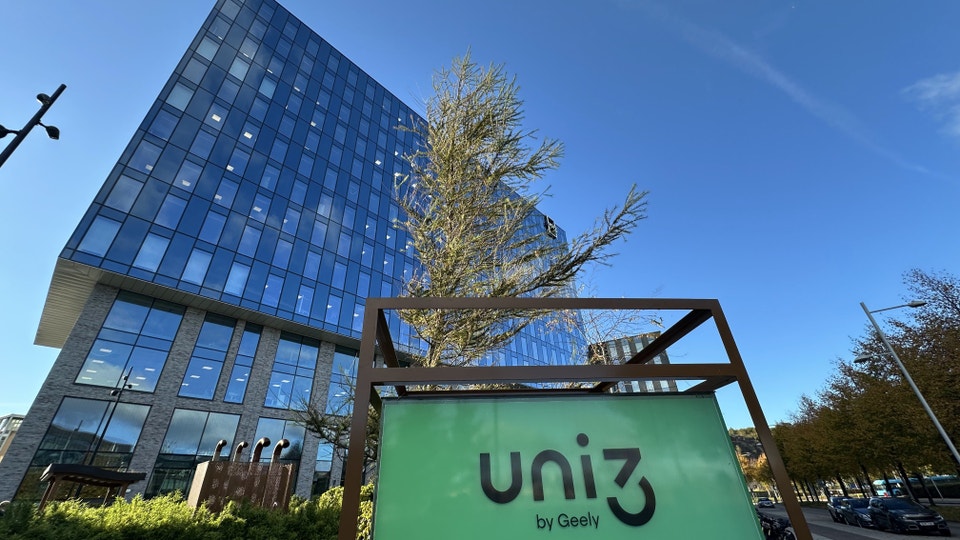 Uni3 by Geely på Lindholmen i Göteborg