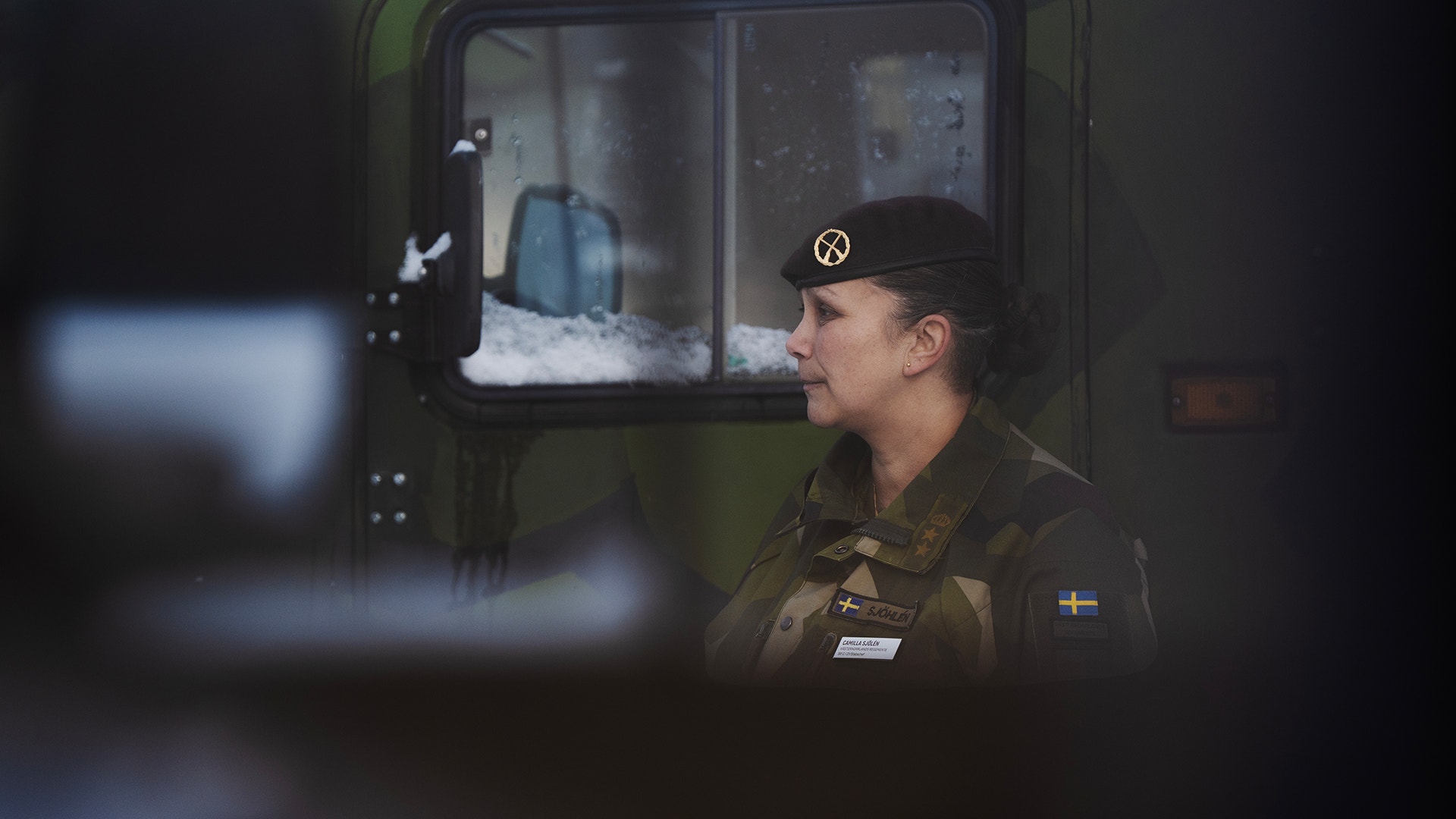 Camilla Sjöhlén, överstelöjtnant, militären