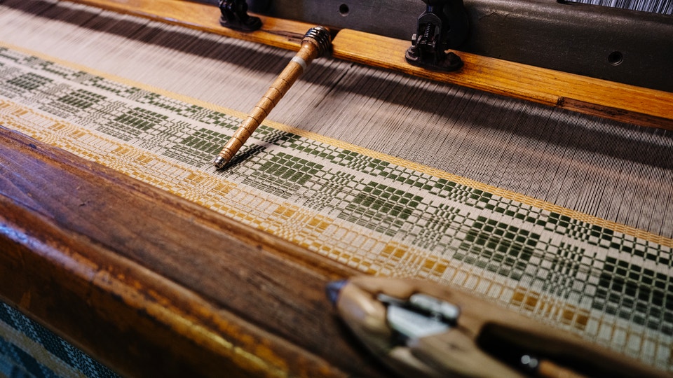 Dalarna väveri Johan Kleberg miljöbild