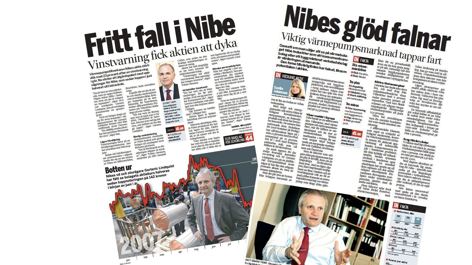 Nibe tidigare artiklar Dagens industri 