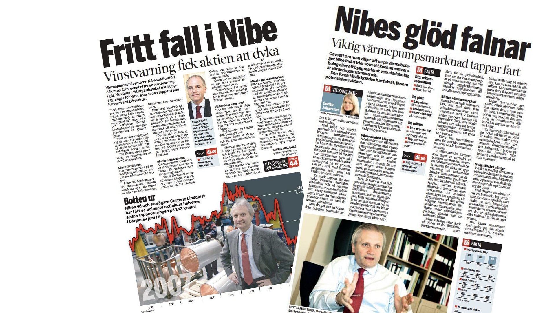 Nibe tidigare artiklar Dagens industri 