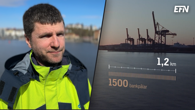 Rekord för hamnen som blir djupare – men konflikten oroar