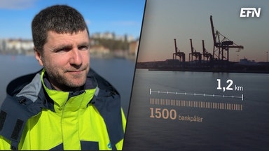 Rekord för hamnen som blir djupare – men konflikten oroar