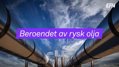 Länderna med högst andel rysk oljeimport