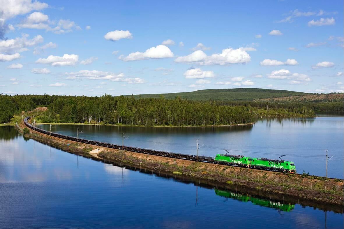 Stålpendeln från SSAB på väg mellan Luleå och Borlänge