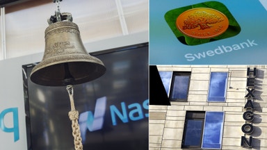 Röd start på veckan för börsen när Saab föll