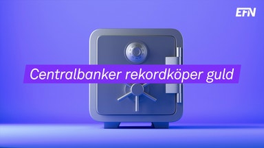 Centralbanker tankar guld