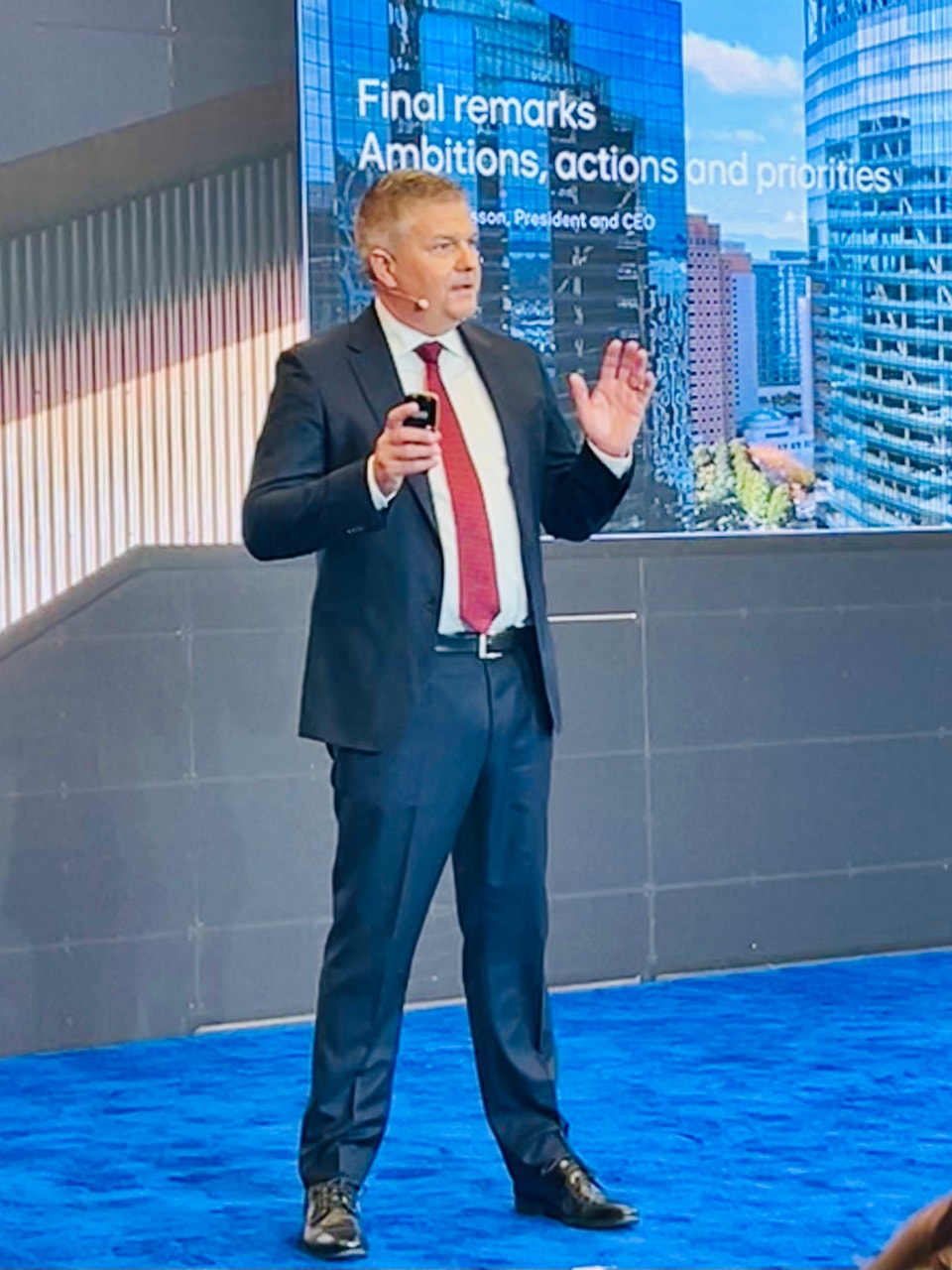 Anders Danielsson, vd för Skanska