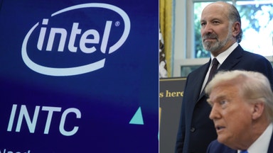 Intels comeback – Vita husets aktiepost upp 54 procent
