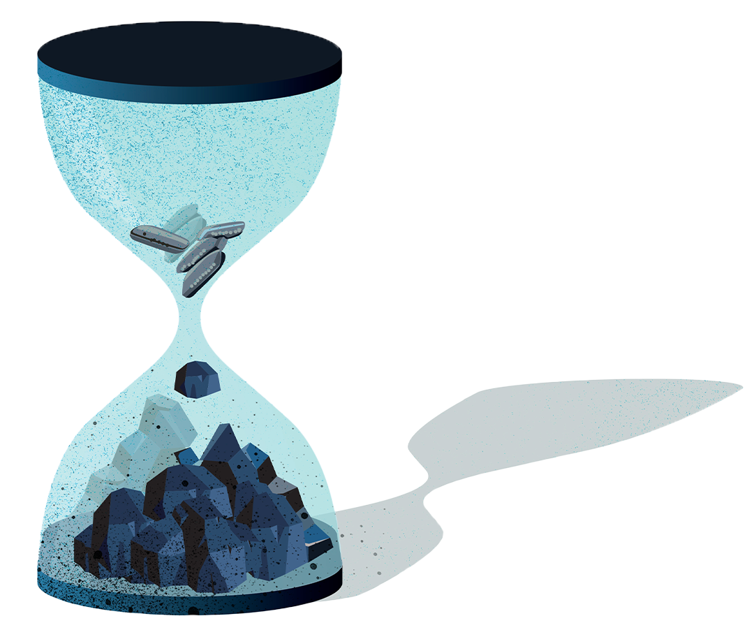 LKAB SSAB Illustration timglas