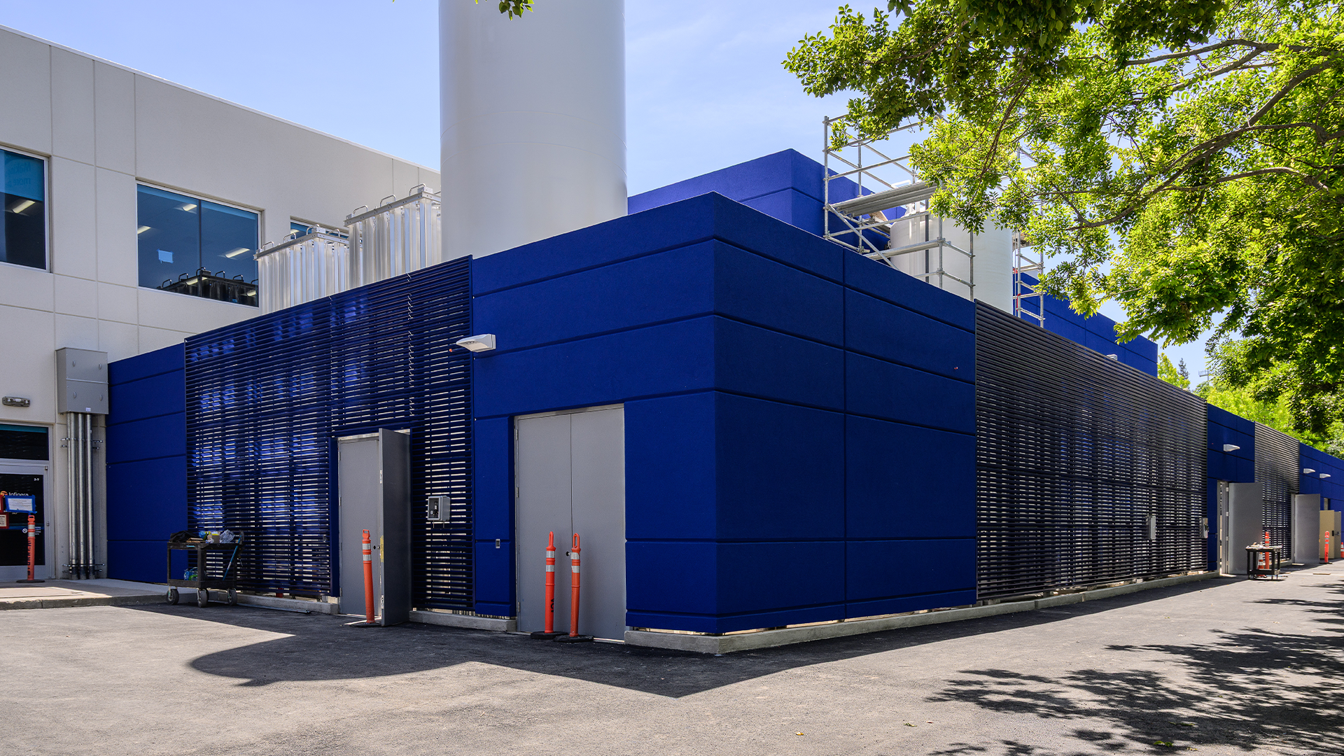 Nokia nya lokaler i Silicon Valley, från baksidan.