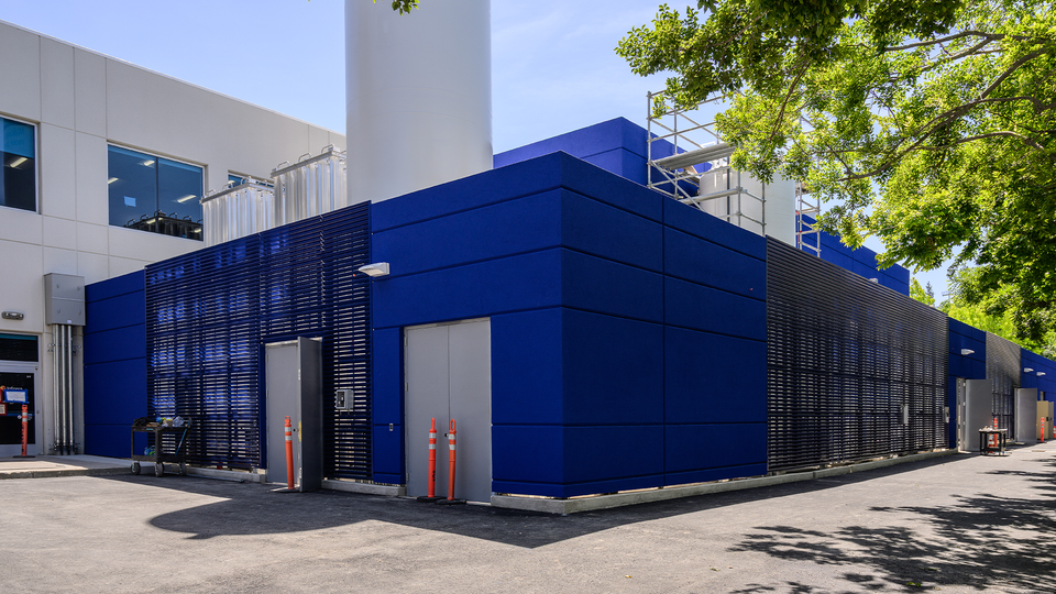 Nokia nya lokaler i Silicon Valley, från baksidan.