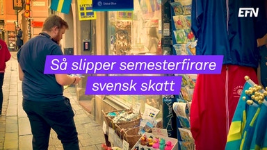Så handlar turister taxfree i Sverige