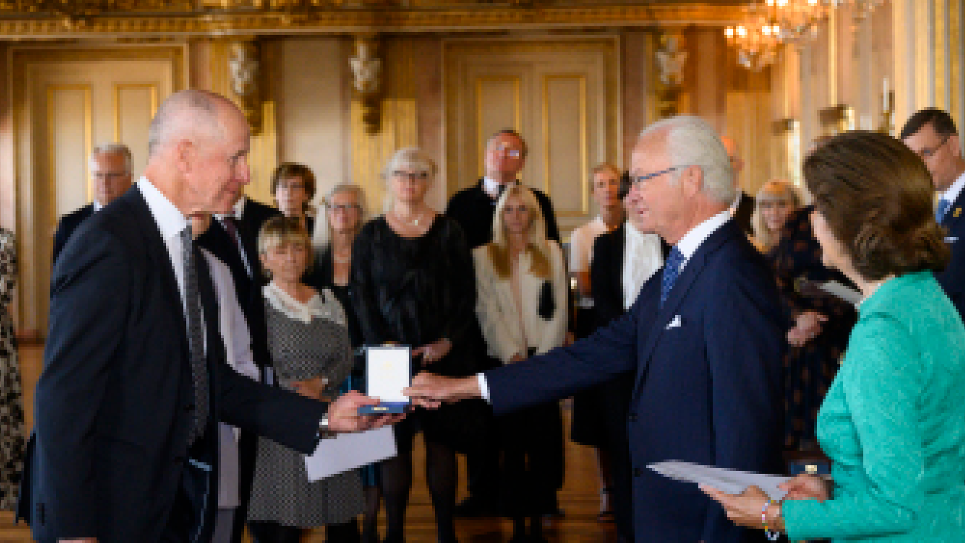 Bib Persson med kungen