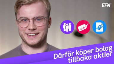 Så påverkar aktieåterköp dig