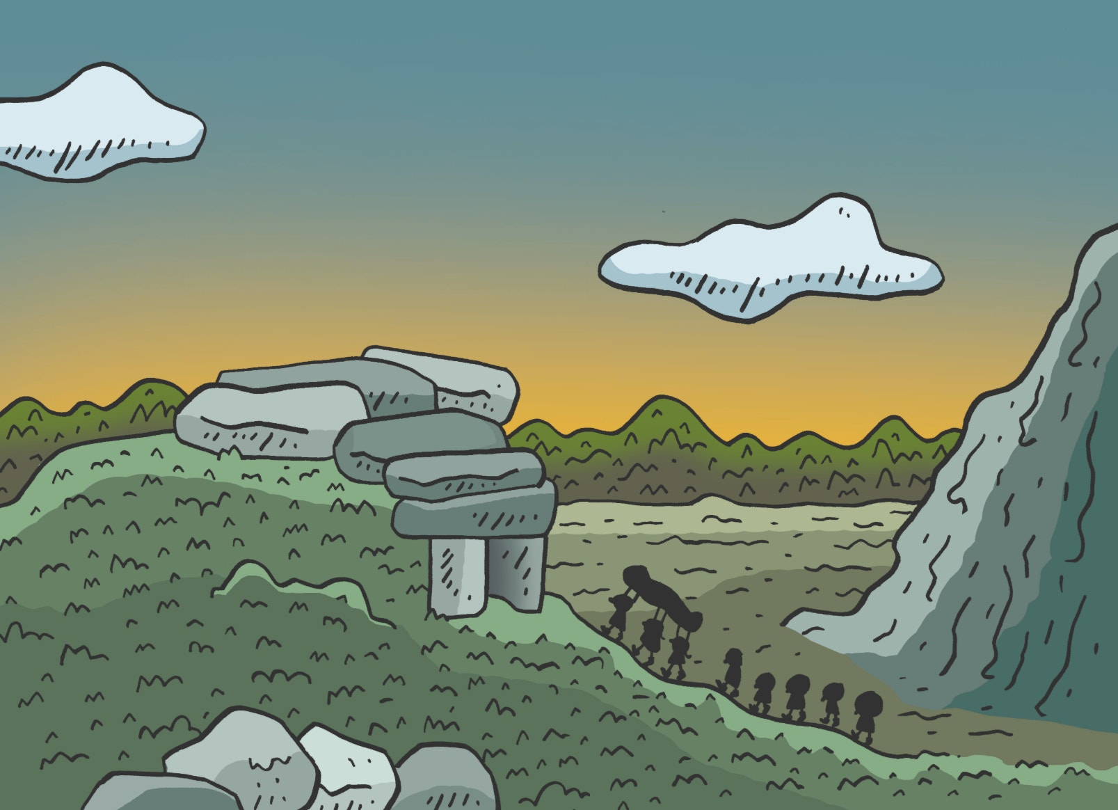 Begravning i gånggriften – Moder Jords livmoder.