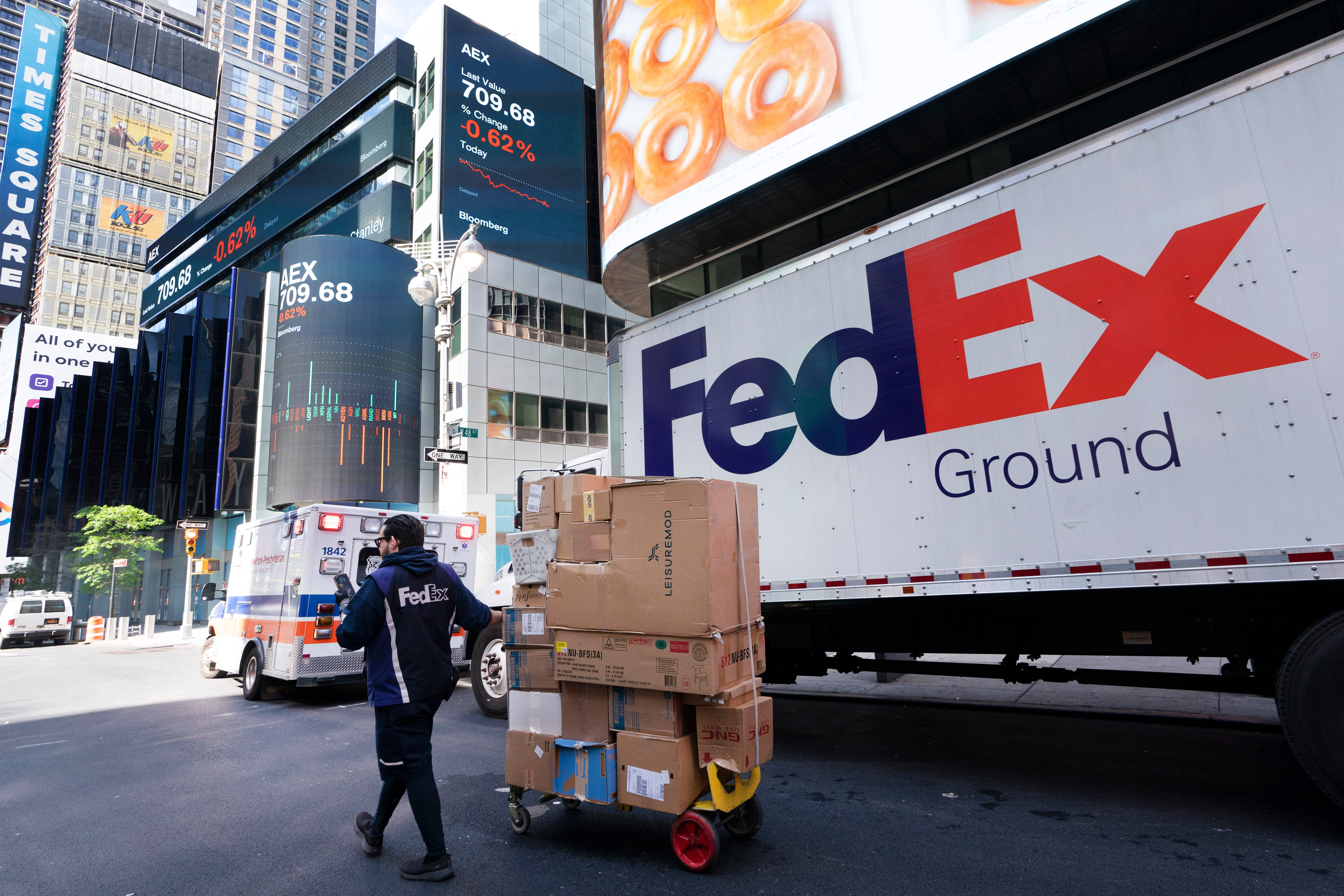 Fedex rapportlyft ”talar för ekonomi på säker mark”