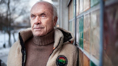 Sven-Olof Johansson på köpräd i Hufvudstaden