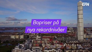 Malmö i täten när bopriser rekordrusar