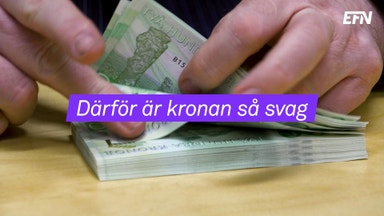 Därför dyker den svenska kronan