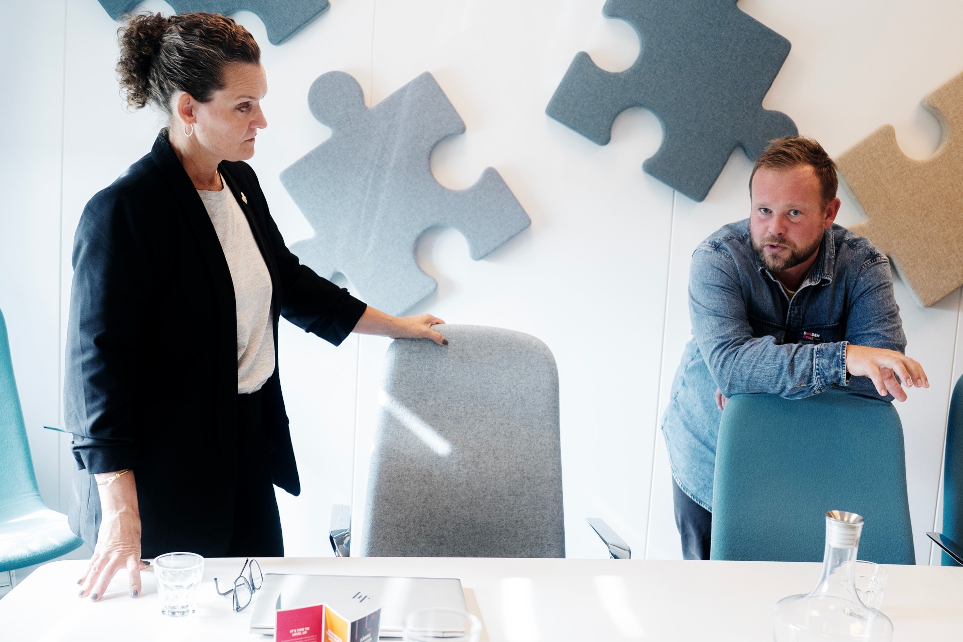 Skövde reportage professor Anna Emanuelsson Marcus Toftedahl Foto: Lisa Mattisson