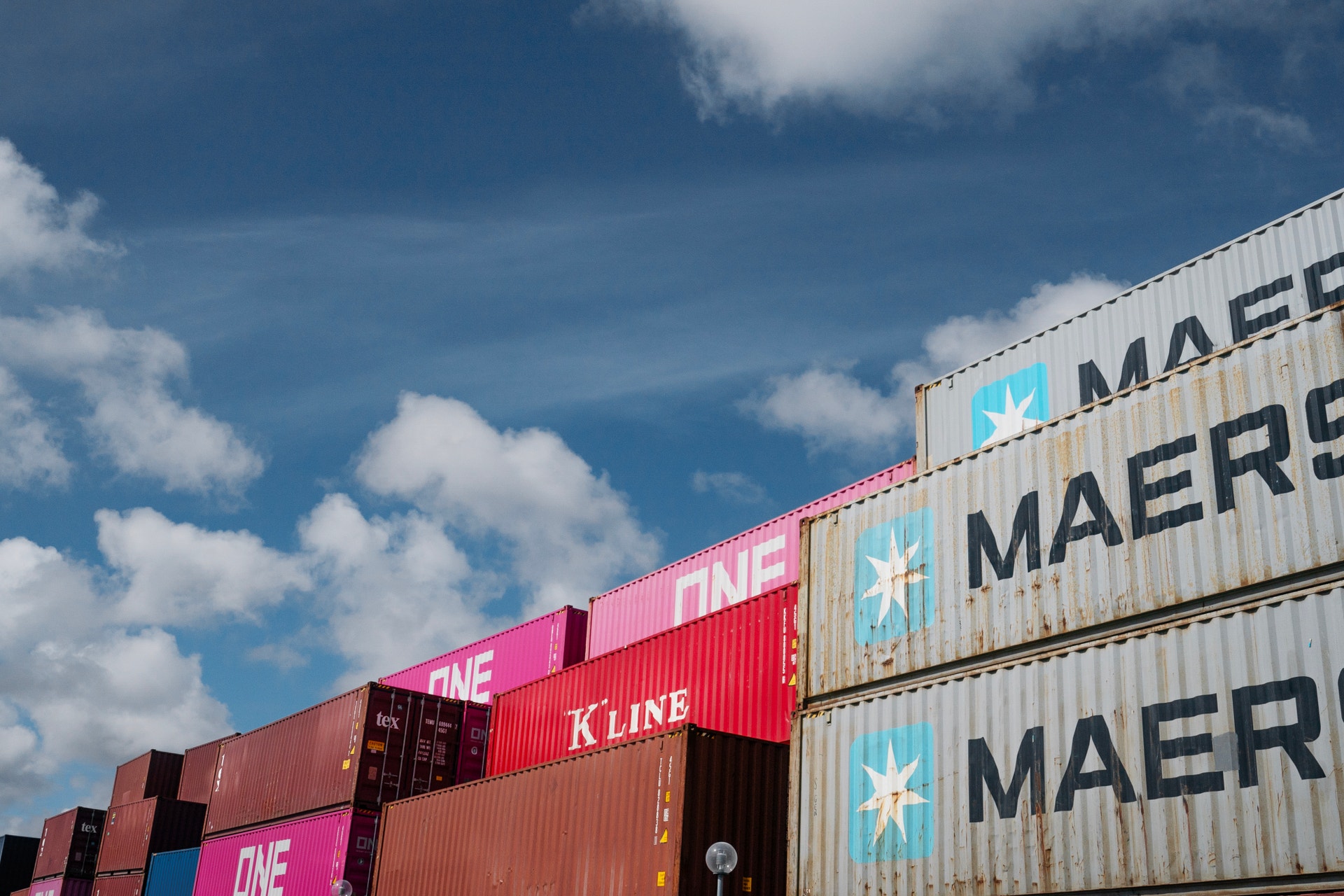 Göteborg container containrar hamn 