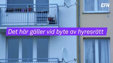 Reglerna vid lägenhetsbyte av hyresrätt
