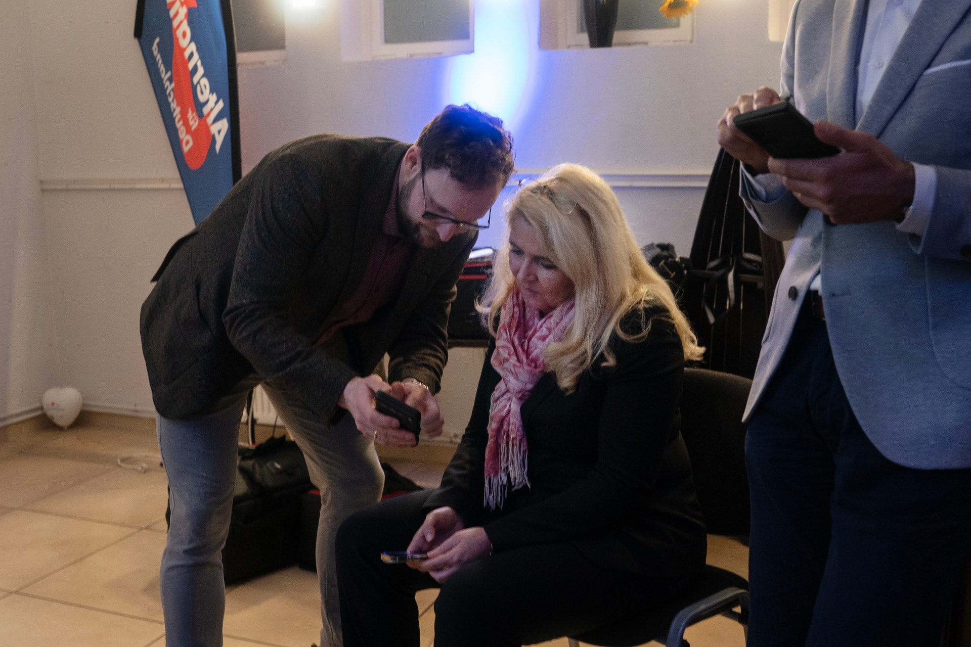 AfD valvaka Kristin Binker